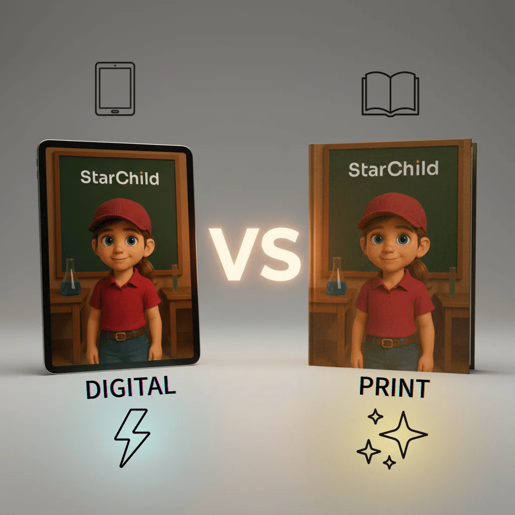 Digital vs. Print Books for Kids: What Matters Most at Storytime